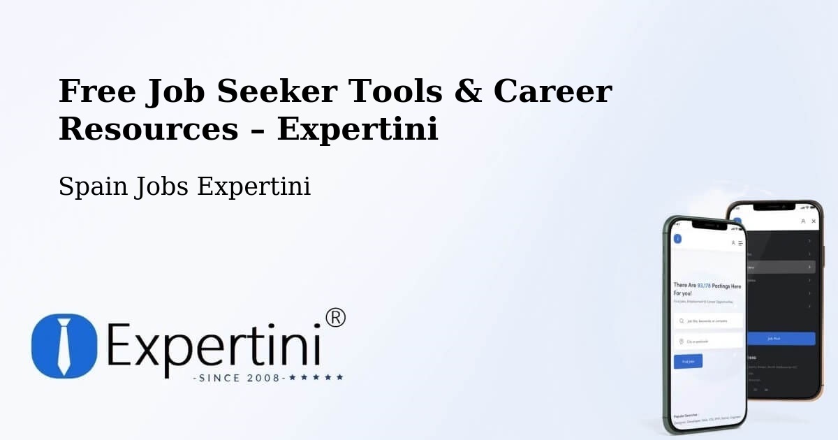 Free Job Seeker Tools & Career Resources – Marín - Marín, Spain Jobs Expertini