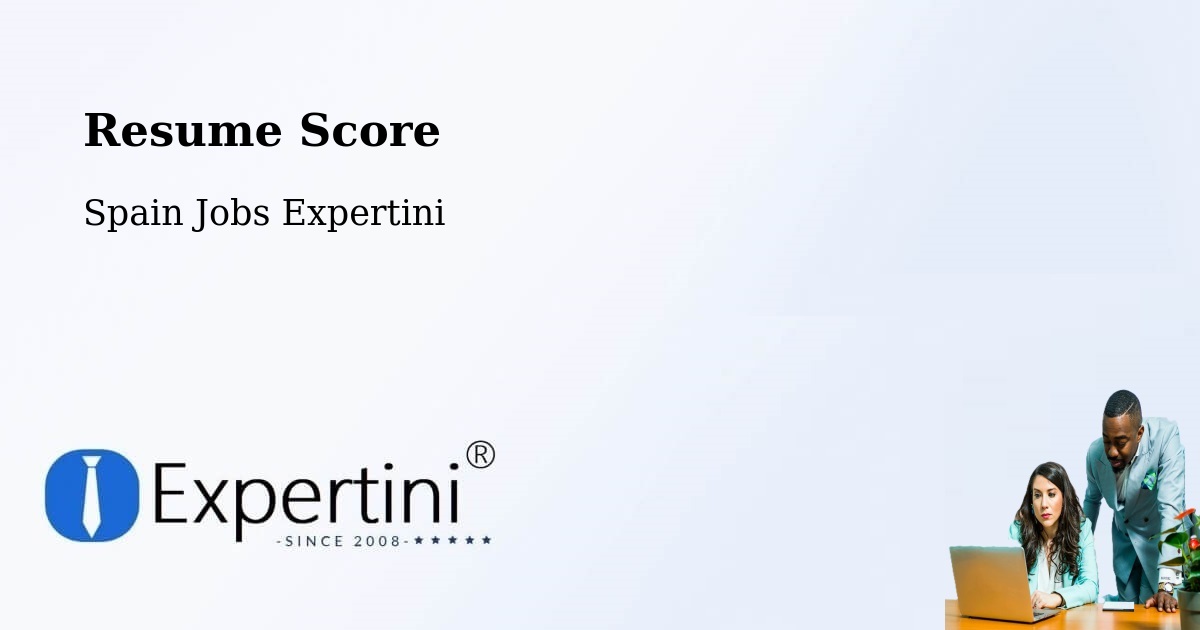 Resume Score & Job Description Match Tool – Marín - Spain Jobs Expertini